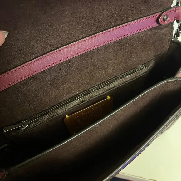 Coach Hutton in Leather/Snakeskin - Picture 7 of 9